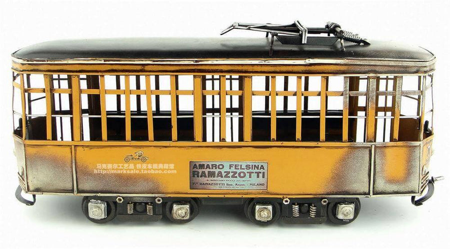 Iron Metal Italian Vintage Antique Train Craft - Image 1