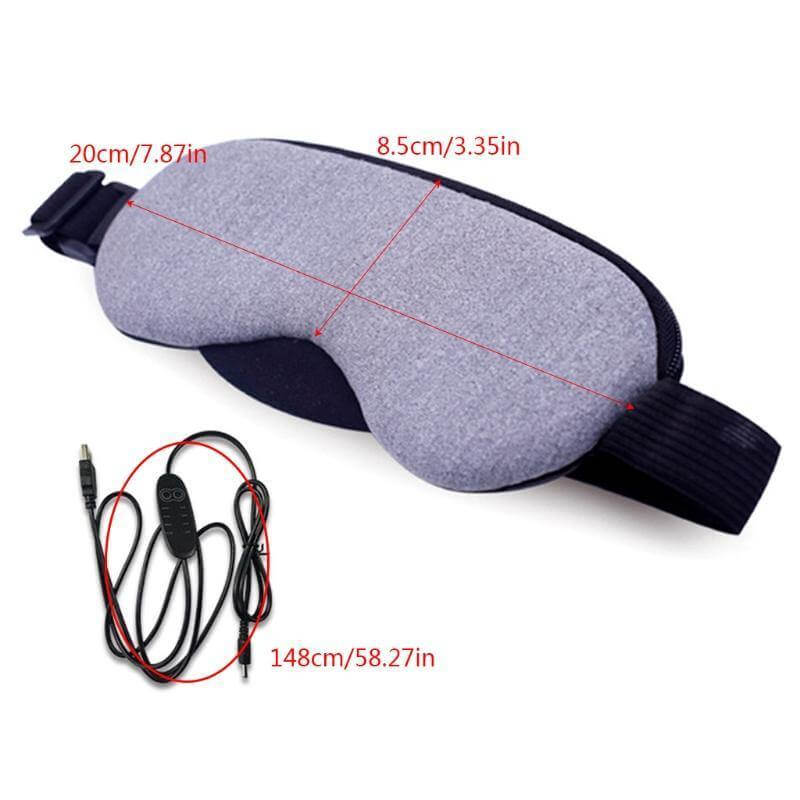 Heat Control Steaming Cotton Eye Mask for Dry Eyes - Image 2