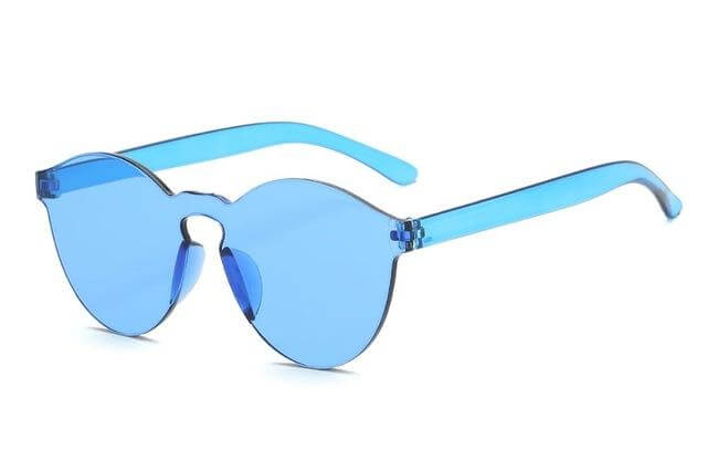 Round Mirror Sunglasses - Image 3