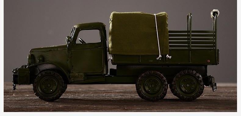 Pure Handmade Vintage WW2 Retro Military Truck - Image 4