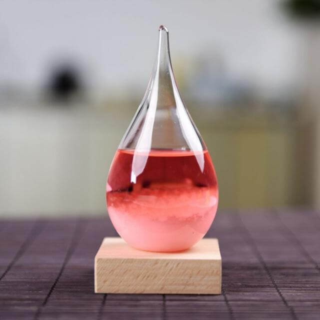 Storm Glass Forecast with Wood Base for home Decoration - Image 6