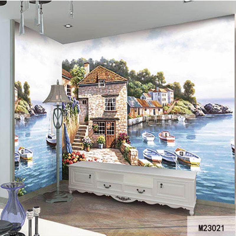 Italian View Custom Print Walpaper - Image 0