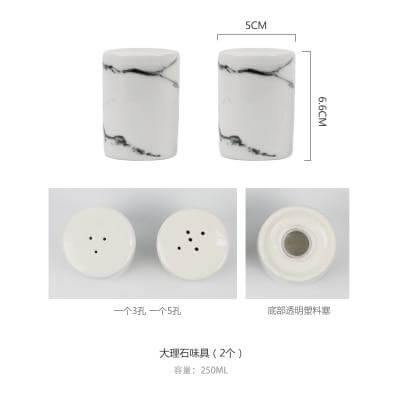 Ceramic Salt And Pepper Oil Bottle Set - Image 2