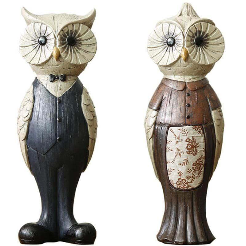 Retro Owl Art Ornaments Home Decoration - Image 4