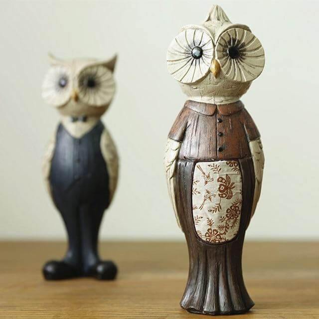 Retro Owl Art Ornaments Home Decoration - Image 3
