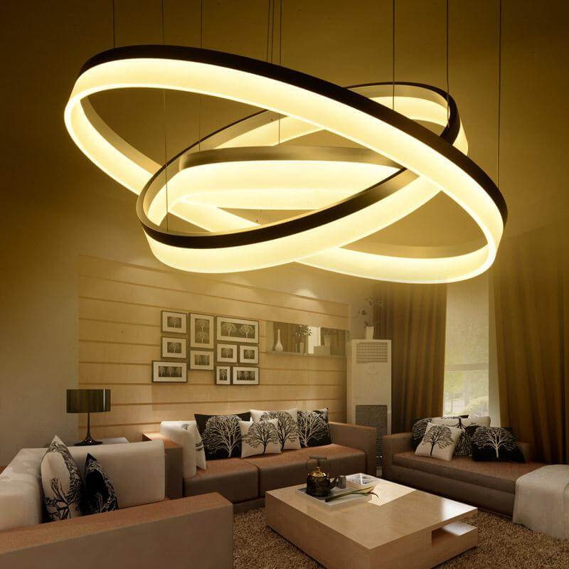 LED Circle Ring Chandelier - Image 0