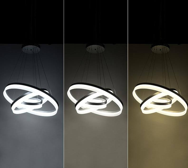 LED Circle Ring Chandelier - Image 3
