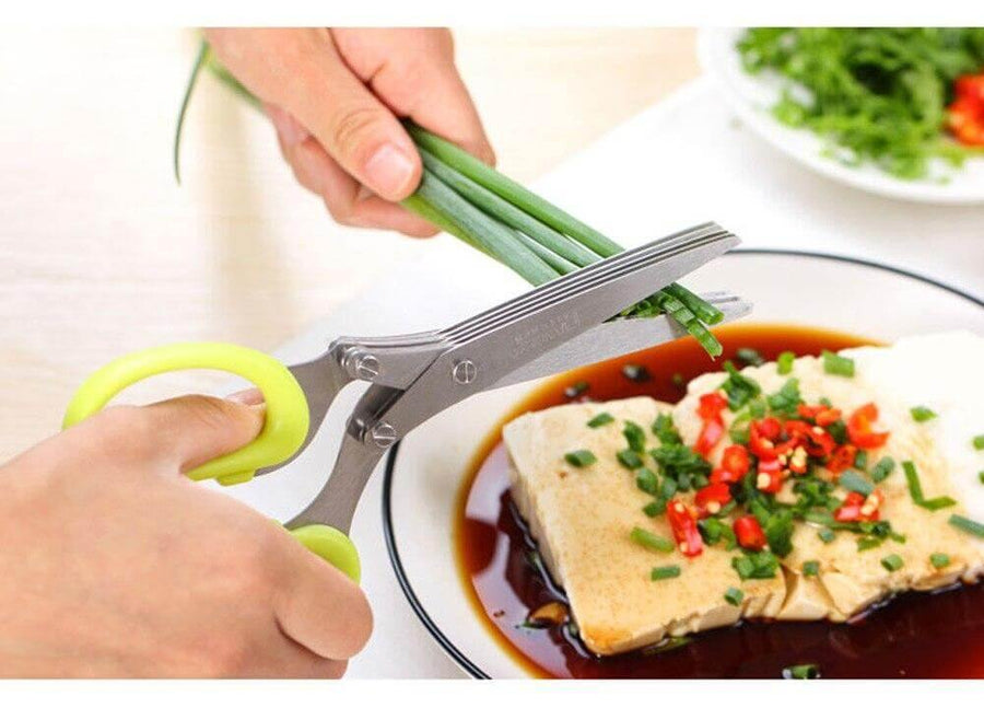 5 Layers Stainless Steel Multifunctional Kitchen Scissors - Image 2
