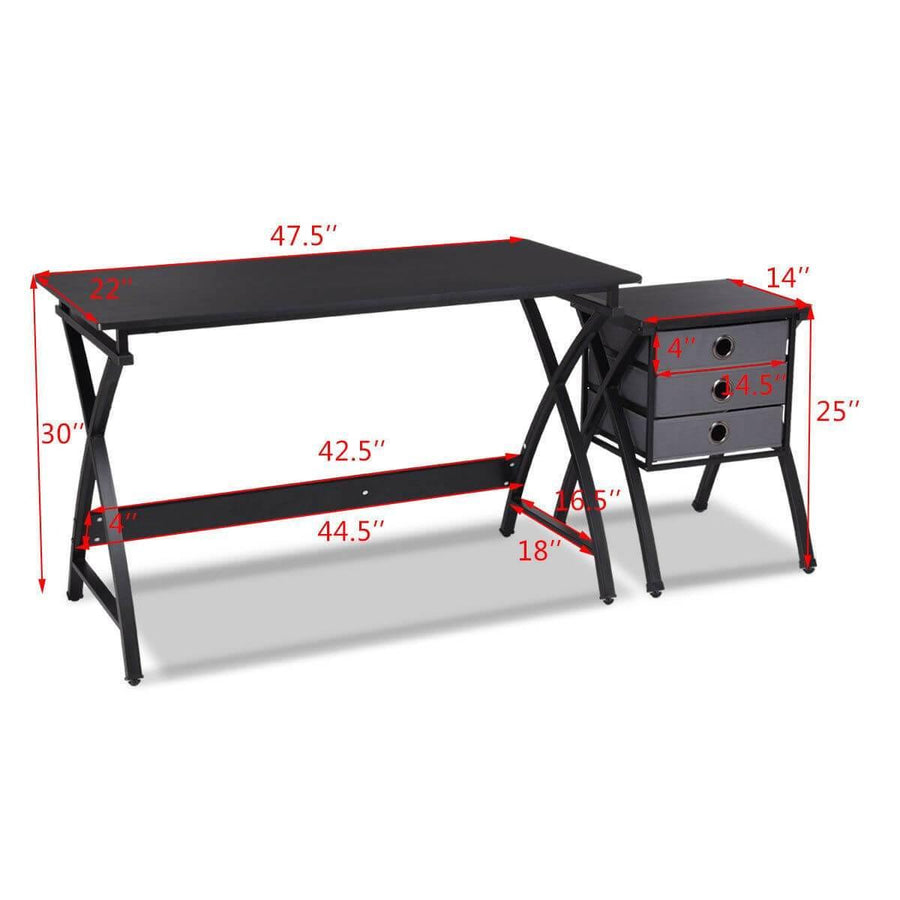 Modern Home Office Desk Workstation - Image 2