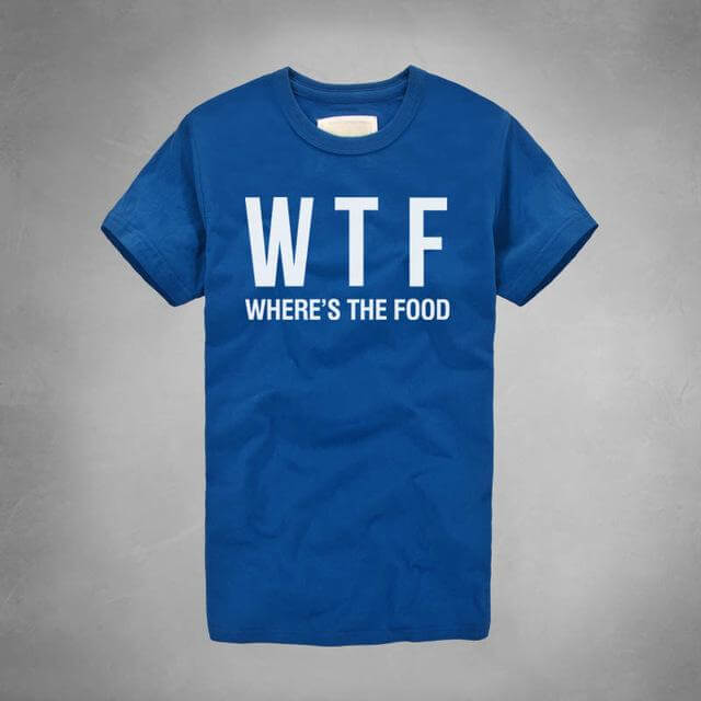 WTF Where Is The Food T-shirt - Image 9