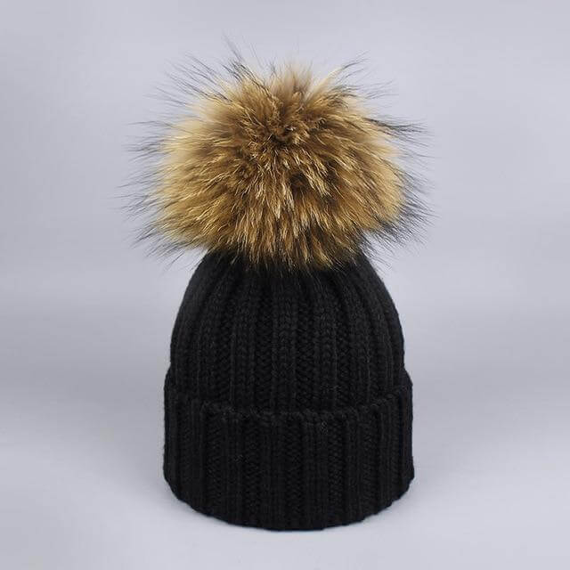 Warm Knitted Fur Hat Scarf Set - Image 20