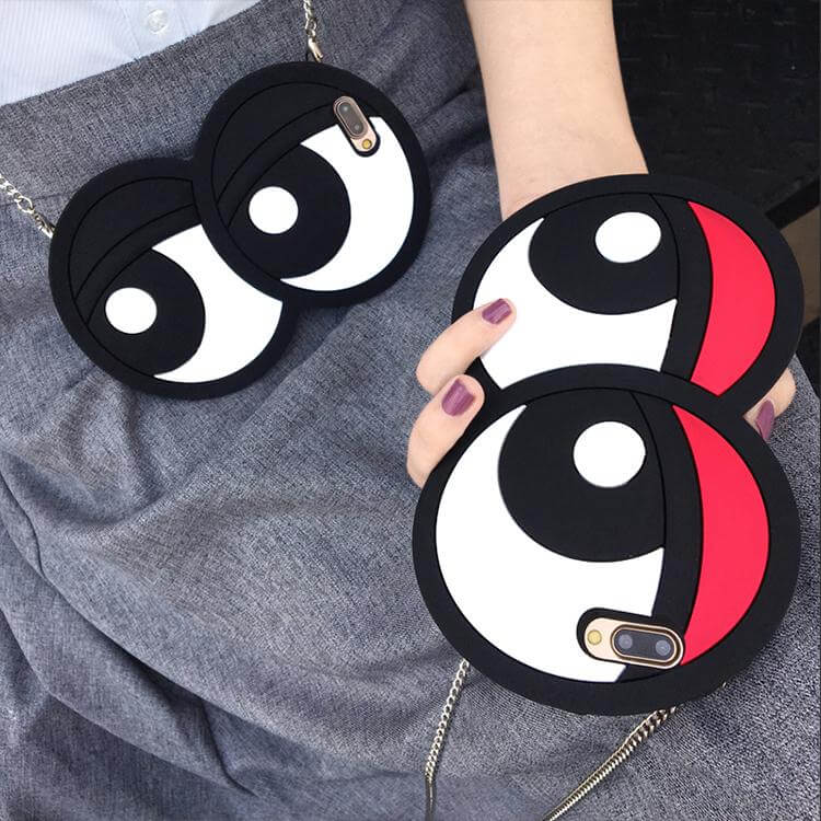 3D Big Eyes Soft Silicone Iphone Cases - Image 3