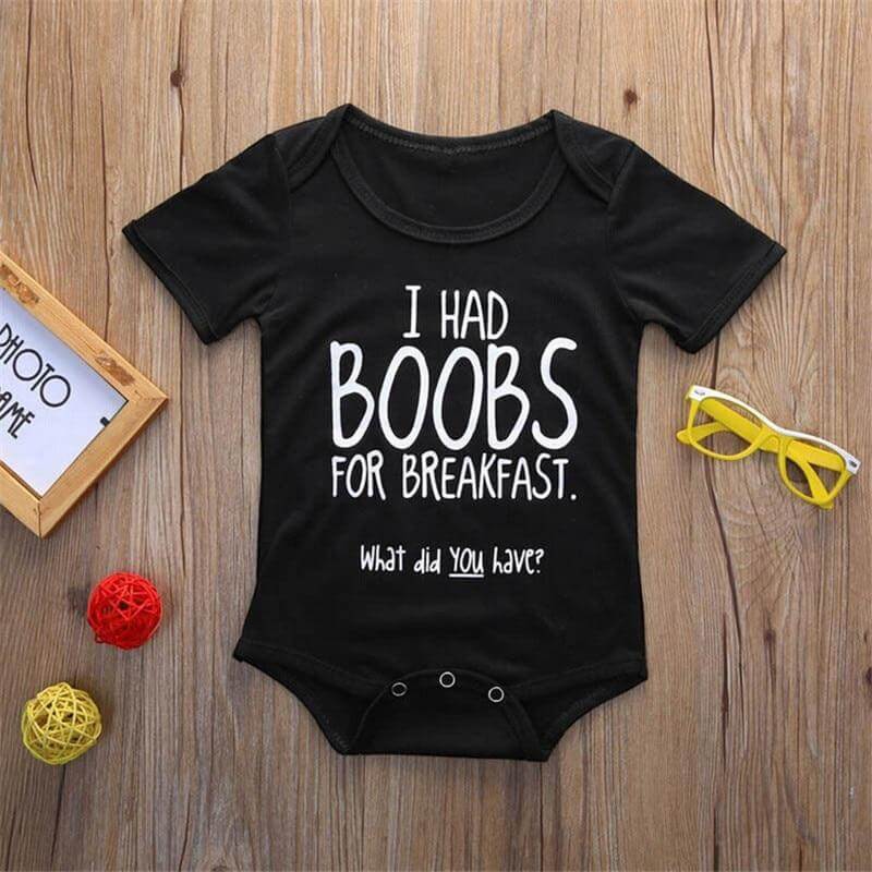 I Had Boobs for Breakfast What Did You Have TShirt - Image 2