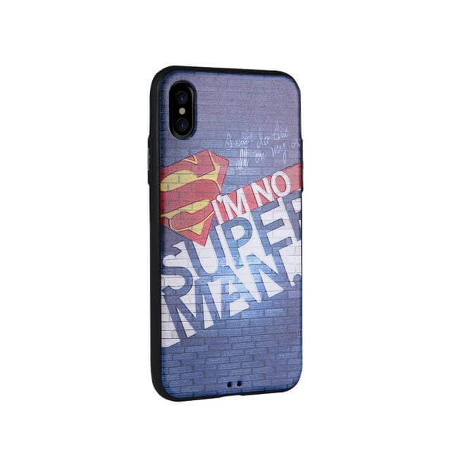 High Quality 3D Relief Print Soft Iphone X Case - Image 1