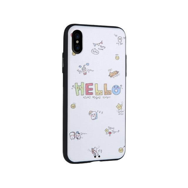 High Quality 3D Relief Print Soft Iphone X Case - Image 2
