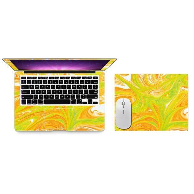 Marble Color Full Cover Macbook Stickers - Image 7