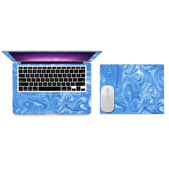Marble Color Full Cover Macbook Stickers - Image 1