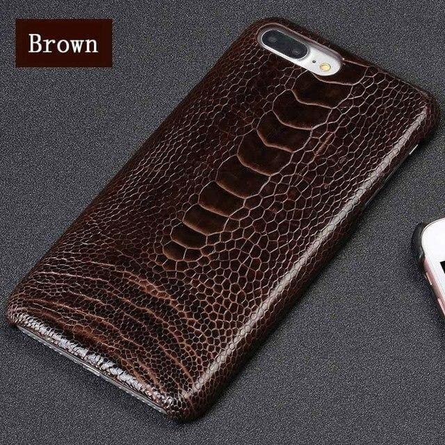 Luxury Natural Ostrich Foot Skin Iphone Cases - Image 7