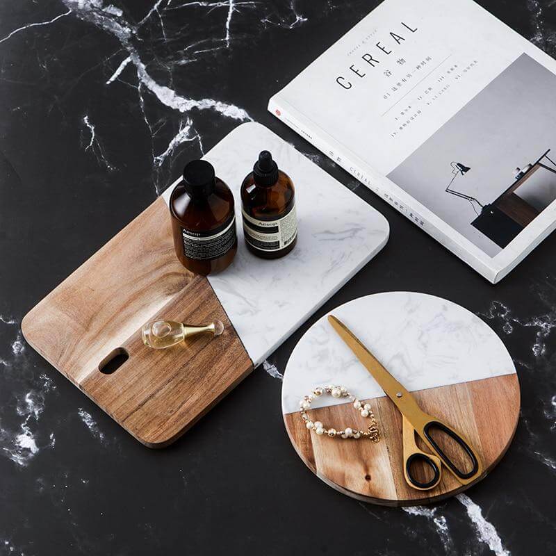 Luxury Marble-Wood Cheese Board - Image 5