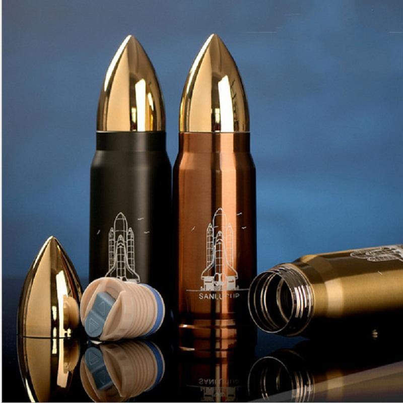Stainless Bullet Shape Coffee Mug - Image 0