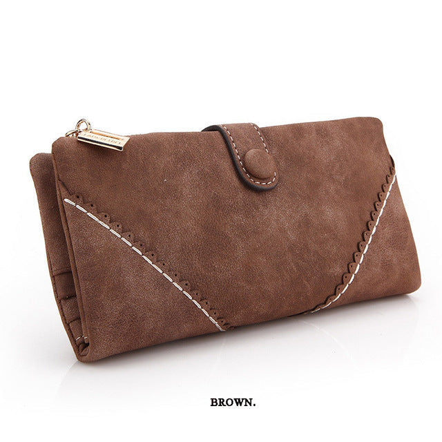 Retro Matte Leather Women Purses - Image 13