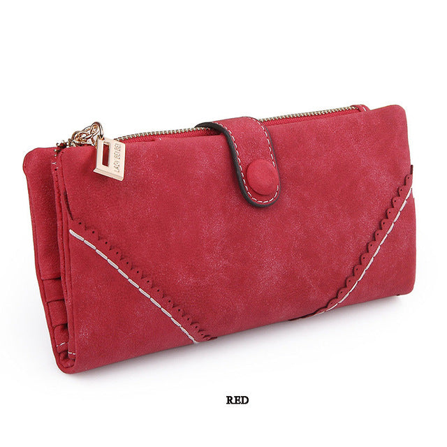 Retro Matte Leather Women Purses - Image 7