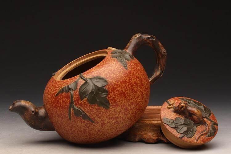 Full Handmade Vintage Authentic Thai Teapot - Image 2