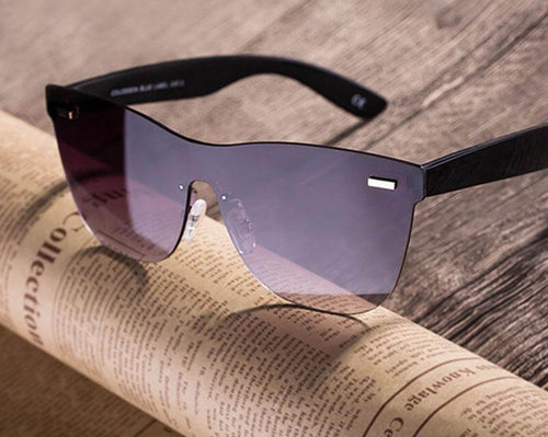 Unisex Brand Designer Square Sunglasses - Image 0