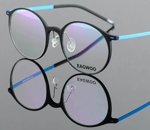 Pure Retro Titanium Eyeglasses - Image 2