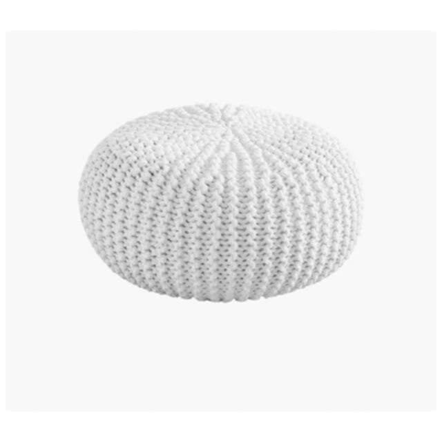 Nordic Creative Knitted Bean Bag Chair - Image 6