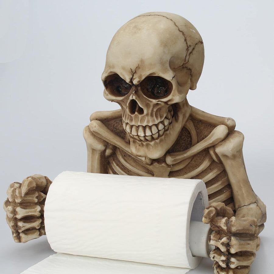 Gothic Skull Toilet Paper Holder Rack - Image 5