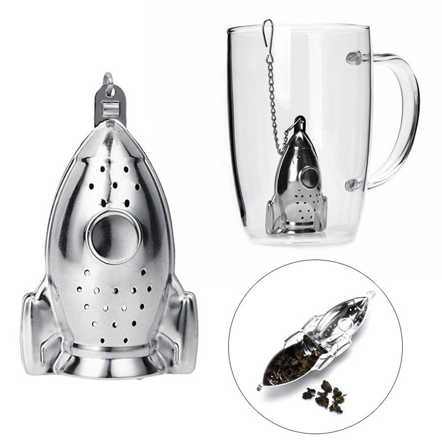 Stainless Steel Rocket Tea Filter Infuser - Image 1