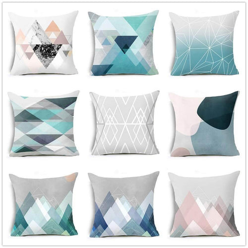 Different Geometric Shapes Pillow Cases - Image 0