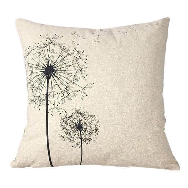 Geometry, Dandelion Cotton Cute Pillow Cases - Image 5