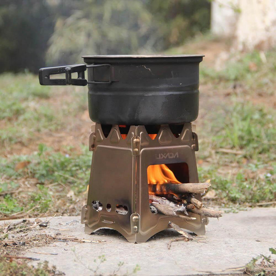 UltraLight Stainless Steel Camping Picnic Fire Stove - Image 5