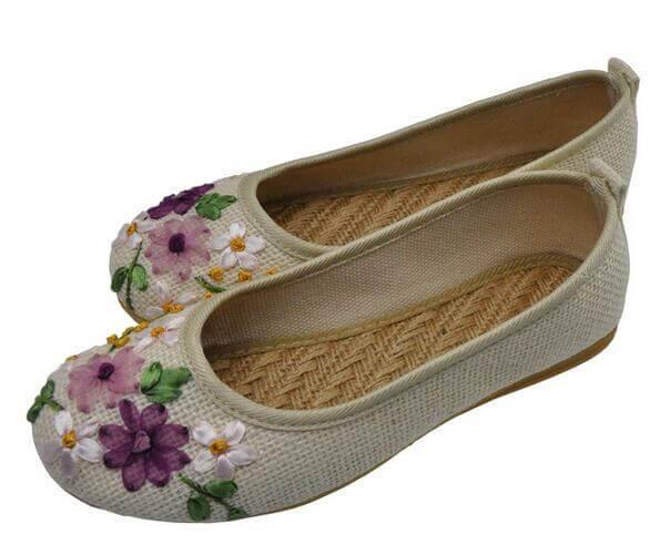 Vintage Ballerina Flat Shoes - Image 8