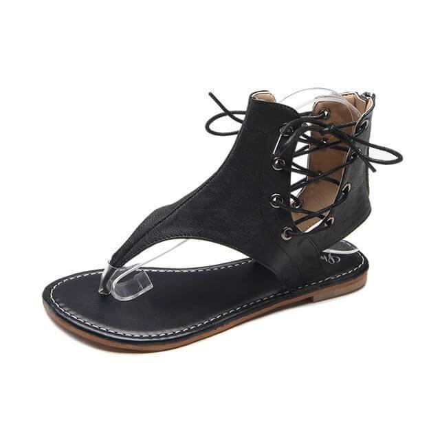 Women Vintage Gladiator Sandals Flip-Flops - Image 1