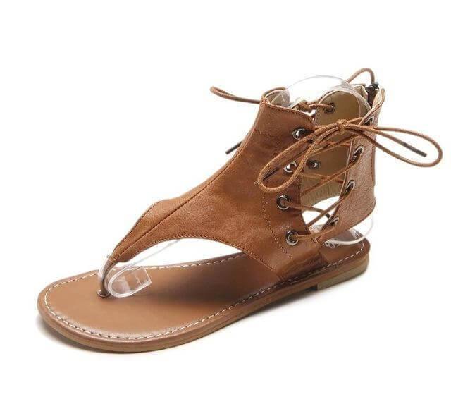 Women Vintage Gladiator Sandals Flip-Flops - Image 2