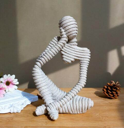 Creative European Thinking Character Sculpture Home Decoration - Image 1