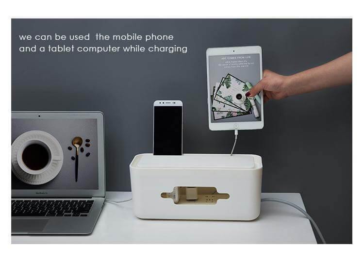 Storage Box and Organizer for Power Outlet - Image 2