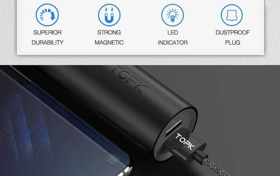 Smart Magnetic Usb Cable for Iphone and Android - Image 1
