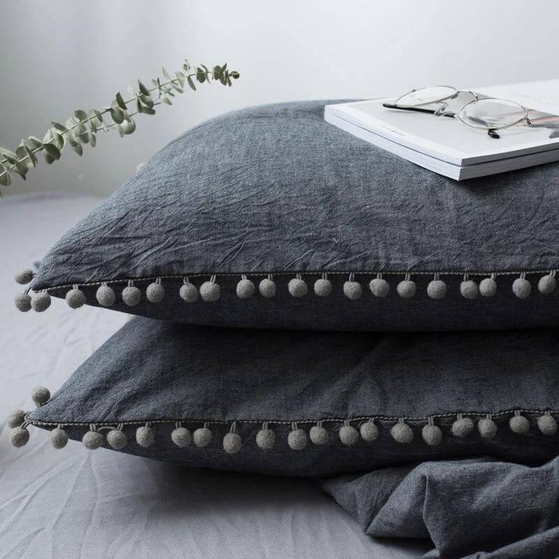 Solid Luxury Design Soft Beautiful Pillow Cases - Image 0