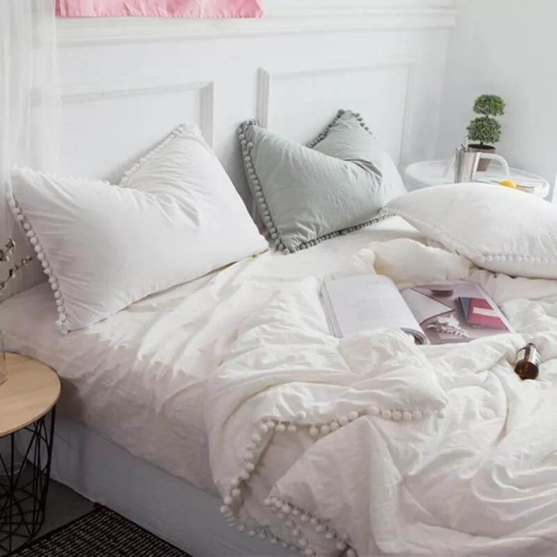 Solid Luxury Design Soft Beautiful Pillow Cases - Image 1
