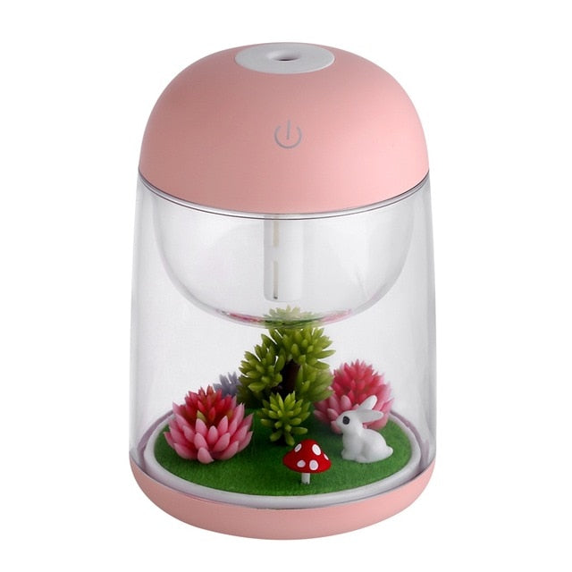 Mini LED Mist Forest Transparent Humidifier - Image 10