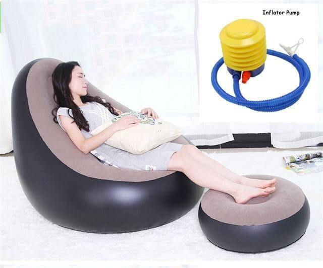 Comfy Modern Beanbag Cushion Sofa - Image 6