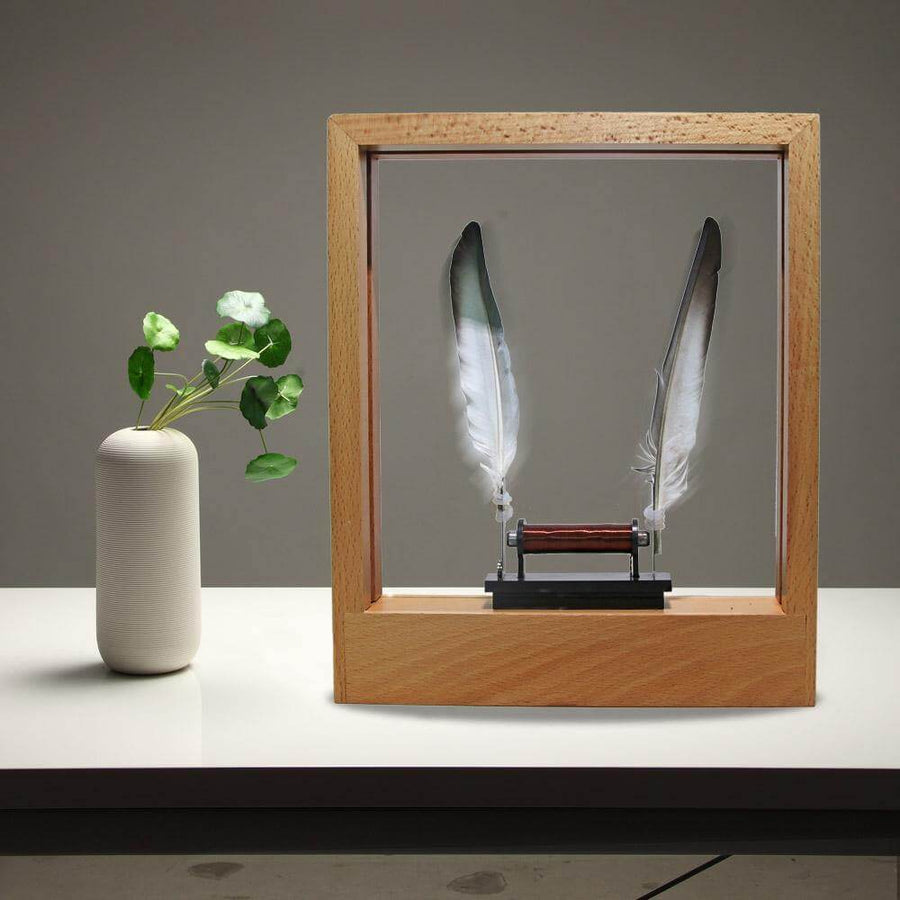 Slow Motion Frame LED Feather Night Light - Image 1