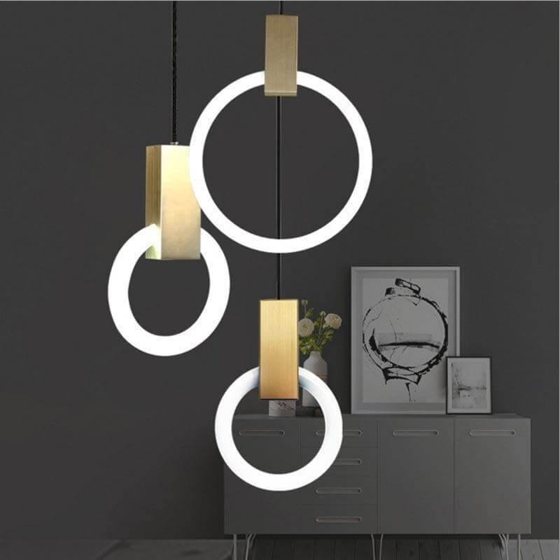Aluminum Rings Hanging Lights - Image 4