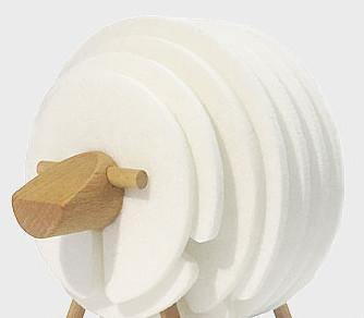 Sheep Shape Anti Slip Drink Coasters - Image 5