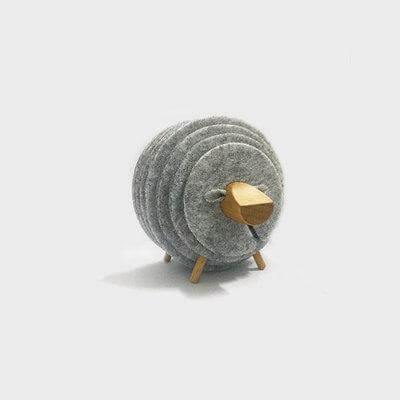 Sheep Shape Anti Slip Drink Coasters - Image 2