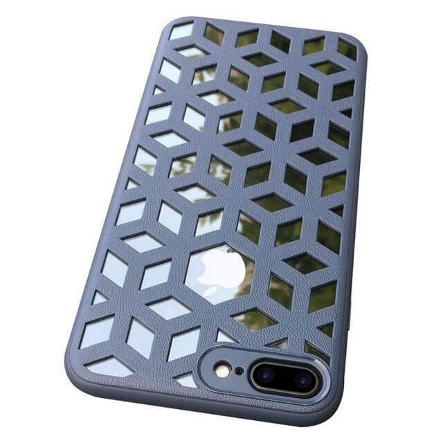 Soft Leather Hollow Shell For iPhone Models - Image 7